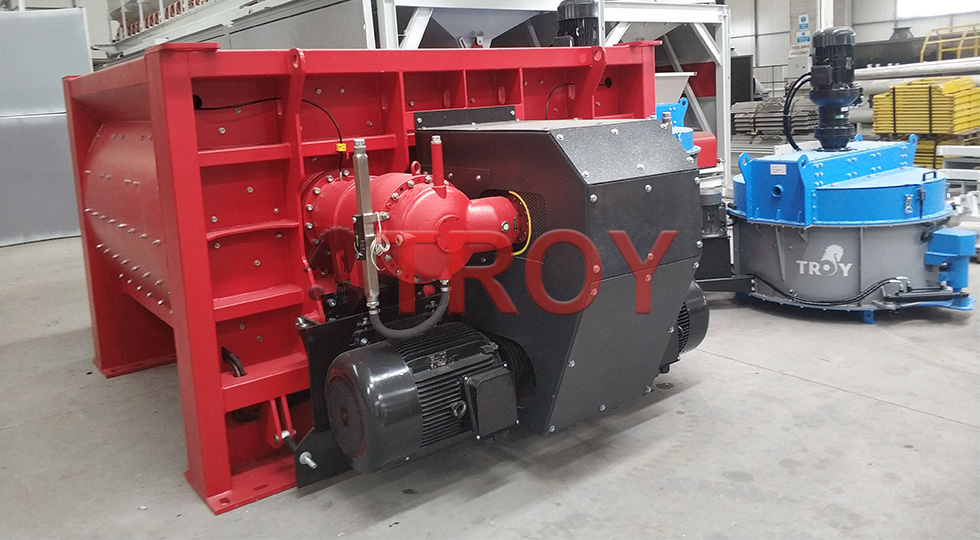 Twin Shaft Mikser Troy Makine