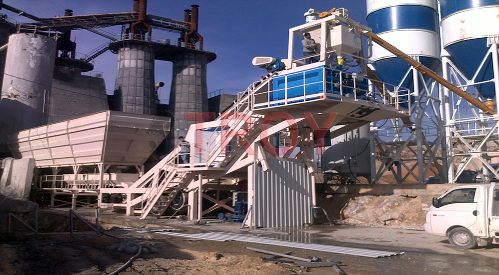 Beton Santrali Mobil Yüksek Kapasite Serisi Troy Makina