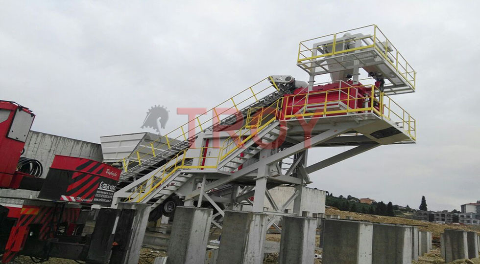 Beton Santrali Mobil Yüksek Kapasite Serisi Troy Makina