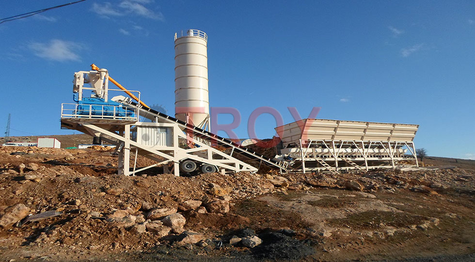 Beton Santrali Mobil Yüksek Kapasite Serisi Troy Makina