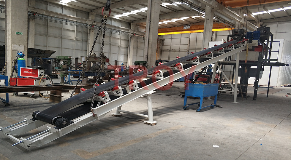 Stationary Concrete Batching Plant High Capacity Troy Makine