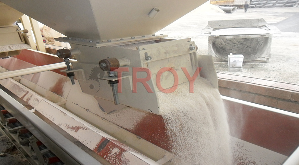 Stationary Concrete Batching Plant High Capacity Troy Makine